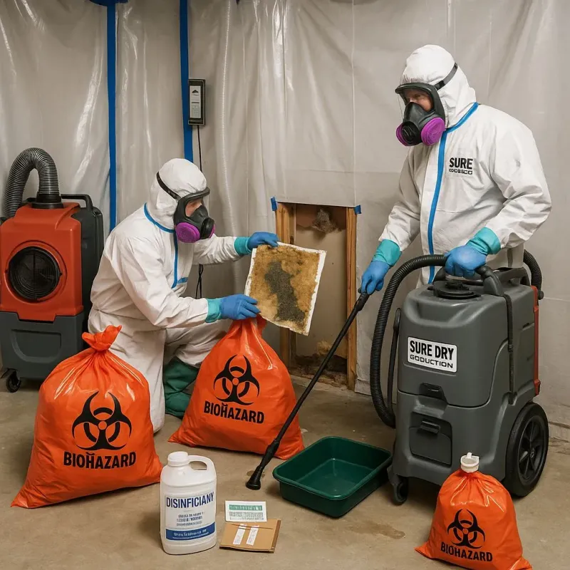 Contaminated Water Handling Protocols process in Pleasant Run, OH